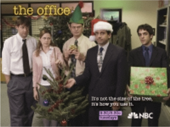 the office christmas party wallpaper