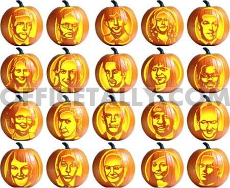 the office pumpkin stencils